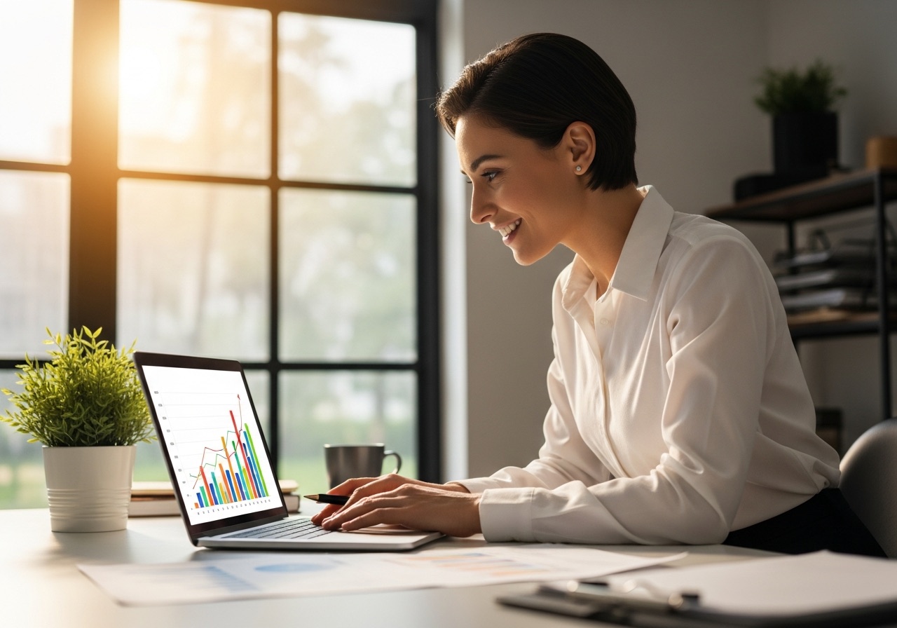 Growth dashboard showing campaign performance